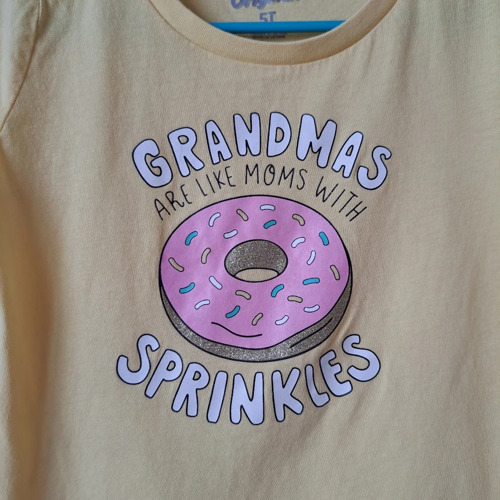 Oshkosh B'gosh Girls Grandma Tee Size 5T